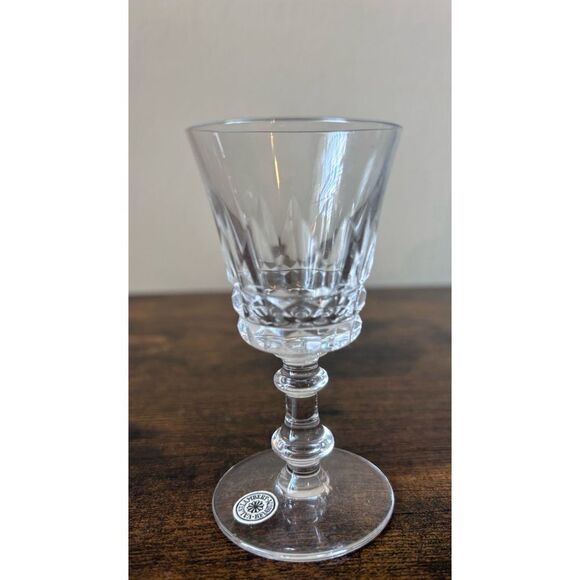 VAL ST LAMBERT Esneux Clear crystal Shot/ Port Wine Glasses Set of 6 / New - Picture 5 of 9